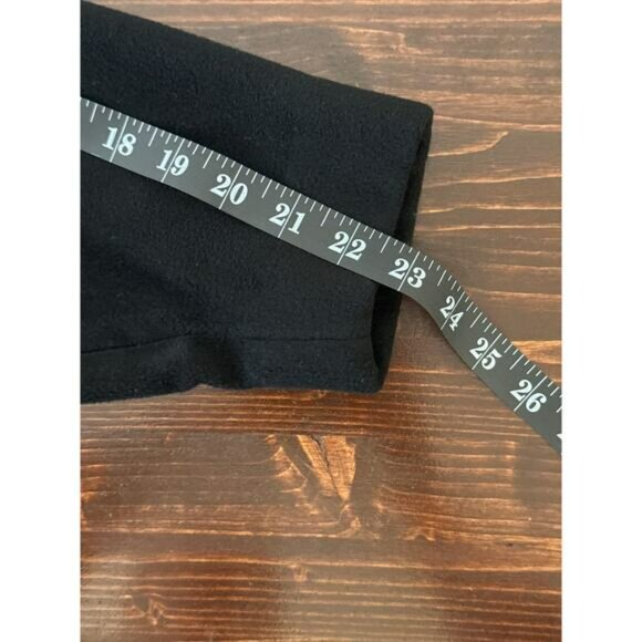 VTG 100% Chinese Cashmere Trench Coat M Black Ultra Soft Lined Luxury Minimalist - Picture 11 of 13